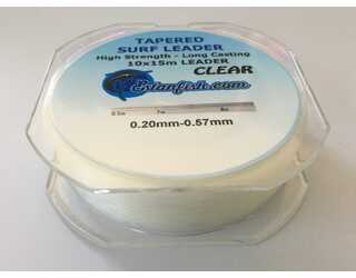 COLA SURF CASTING - TAPERED SURF LEADER CLEAR 10X15 m 0,20-0,57mm  COLA SURF CASTING - TAPERED SURF LEADER CLEAR 10X15 m 0,20-0,57mm