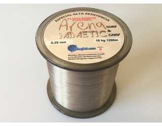 NYLON MONOFILAMENTO ARENA MIMETIC 0.29 - 1200m 18kg SURF&CARP NYLON MONOFILAMENTO ARENA MIMETIC 0.29 - 1200m 18kg SURF&CARP