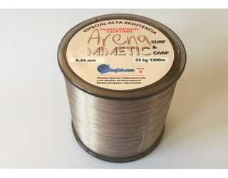 NYLON MONOFILAMENTO ARENA MIMETIC 0.34 - 1200m 22kg SURF&CARP NYLON MONOFILAMENTO ARENA MIMETIC 0.34 - 1200m 22kg SURF&CARP