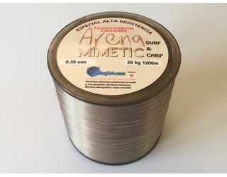 NYLON MONOFILAMENTO ARENA MIMETIC 0.39 - 1200m 26kg SURF&CARP NYLON MONOFILAMENTO ARENA MIMETIC 0.39 - 1200m 26kg SURF&CARP