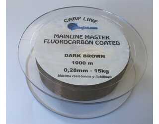 NYLON CARP LINE MAINLINE MASTER 1000m 0,28 mm 15 kg DARK BROWN