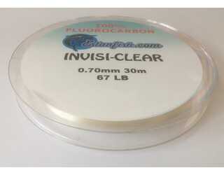 FLUOROCARBON 100% INVISI CLEAR 0,70 30m 67LB