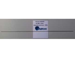 AGUJA GUSANO 25 CMS 1,2mm (especial americano - BIBI)