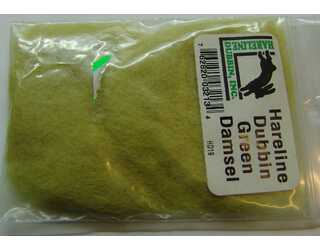 HARELINE DUBBING GREEN DAMSEL  HARELINE DUBBING GREEN DAMSEL