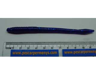 V&M Finesse Worm, Sapphire Blue (20 unidades)  V&M Finesse Worm, Sapphire Blue (20 unidades)
