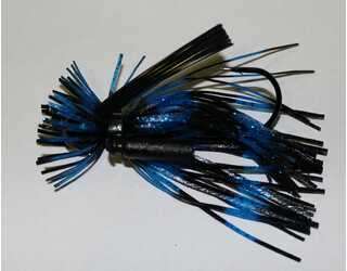 V&M Finesse Jig 5/16 OZ Black Blue LI  V&M Finesse Jig 5/16 OZ Black Blue LI