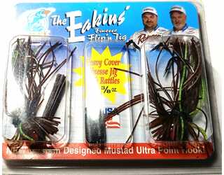 JEWEL EAKINGS JIG 3/8 OZ BROWN CHART  JEWEL EAKINGS JIG 3/8 OZ BROWN CHART
