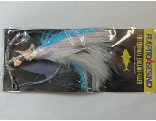 PULPITOASESINO - PLUMA ARTESANAL C. ALTURA BRILLO Y PLUMA C METALICA AZUL