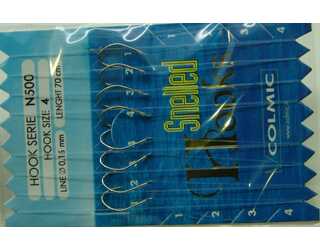 ANZUELOS COLMIC MONTADO N500 04 D16 70 CM ANZUELOS COLMIC MONTADO N500 04 D16 70 CM