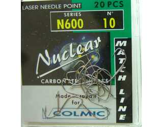 ANZUELO COLMIC NUCLEAR N600 Nº 10 (20 unidades)