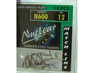 ANZUELO COLMIC NUCLEAR N600 Nº 12 (20 unidades)