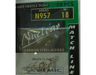 ANZUELO COLMIC NUCLEAR N957 Nº 18 (20 unidades)