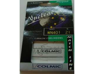 ANZUELO COLMIC NUCLEAR WN401 Nº 21 (20 unidades) ANZUELO COLMIC NUCLEAR WN401 Nº 21 (20 unidades)