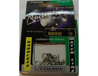 ANZUELO COLMIC NUCLEAR WB958 Nº 10 (10 unidades) ANZUELO COLMIC NUCLEAR WB958 Nº 10 (10 unidades)