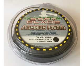 SOFT BLADE ALUMINIUM POWDER DONUT 1LB 300MM GREY-74 ROUND (59m)  SOFT BLADE ALUMINIUM POWDER DONUT 1LB 300MM GREY-74 ROUND (59m)