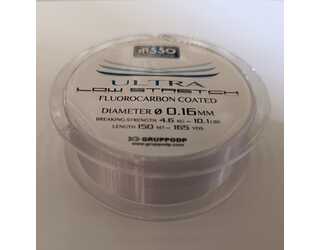 NYLON ASSO ULTRA LOW STRETCH 150M 0,16mm FLUOROCARBON COATED
