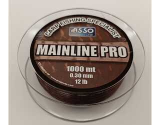 ASSO MAINLINE PRO 1000M 0.30MM BROWN-87