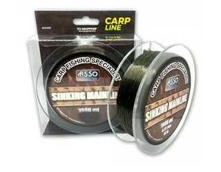 ASSO SINKING MAINLINE 1000M 0.28MM BROWN-89 ASSO SINKING MAINLINE 1000M 0.28MM BROWN-89