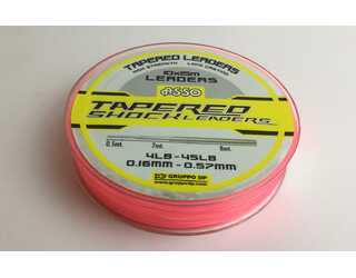 ASSO TAPERED SHOCK 10X15M 0.16-0.57MM PINK-40 SOLID ASSO TAPERED SHOCK 10X15M 0.16-0.57MM PINK-40 SOLID
