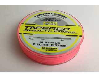 ASSO TAPERED SHOCK 10X15M 0.20-0.57MM PINK-40 SOLID ASSO TAPERED SHOCK 10X15M 0.20-0.57MM PINK-40 SOLID