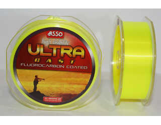 NYLON ASSO ULTRA CAST PARALELO 150m 0.26 YELLOW-11 FLUOR