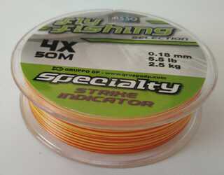 ASSO FLY STRIKE INDICATOR 50M 0.16MM MULTICOLOR-A2 5X ASSO FLY STRIKE INDICATOR 50M 0.16MM MULTICOLOR-A2 5X