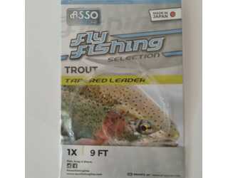 ASSO FLY TROUT TPL LOOP 9FT 1X 0.25mm(TIP)/0.58mm(BUT) WHITE  ASSO FLY TROUT TPL LOOP 9FT 1X 0.25mm(TIP)/0.58mm(BUT) WHITE