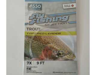 ASSO FLY TROUT TPL LOOP 9FT 7X 0.11mm(TIP)/0.48mm(BUT) WHITE  ASSO FLY TROUT TPL LOOP 9FT 7X 0.11mm(TIP)/0.48mm(BUT) WHITE