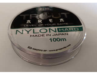 ASSO TROUT AREA NYLON HARD STD 100M SPOOL 0,148mm GREY-73  ASSO TROUT AREA NYLON HARD STD 100M SPOOL 0,148mm GREY-73