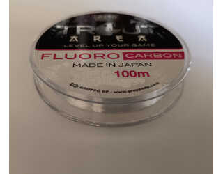ASSO TROUT AREA FLUOROCARBON STD 100M SPOOL 0,117mm WHITE-00
