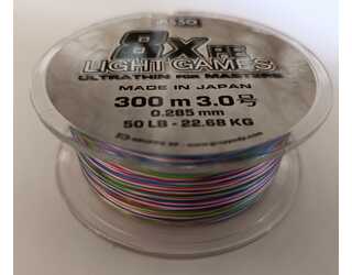 ASSO 8x LIGHT GAMES SPOOL 300M MULTICOLOR-AK 0.285MM