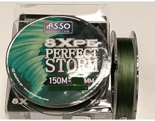 ASSO 8x PERFECT STORM 150M GREEN 0,04MM ASSO 8x PERFECT STORM 150M GREEN 0,04MM