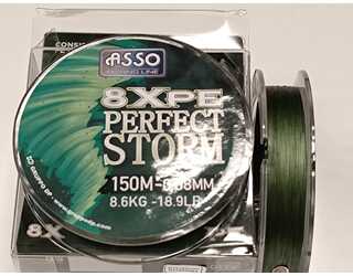ASSO 8x PERFECT STORM 150M GREEN 0,08MM ASSO 8x PERFECT STORM 150M GREEN 0,08MM