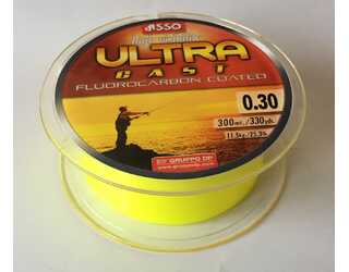 NYLON ASSO ULTRA CAST PARALELO 300m 0.30 YELLOW-11 FLUOR