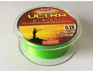 NYLON ASSO ULTRA CAST PARALELO 300m 0.28 GREEN-63 FLUOR