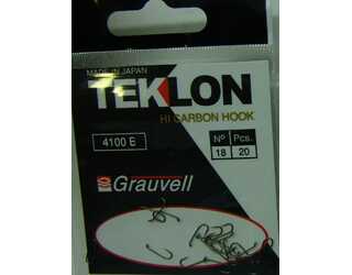 ANZUELO GRAUVELL TEKLON 4100B 18 (20 uni)  ANZUELO GRAUVELL TEKLON 4100B 18 (20 uni)