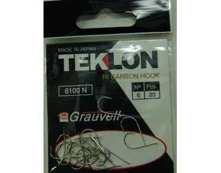 ANZUELO GRAUVELL TEKLON 6100N 6 (20 uni)  ANZUELO GRAUVELL TEKLON 6100N 6 (20 uni)