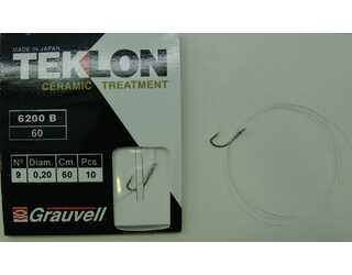 CART. ANZUELOS GRAUVELL TEKLON 6200B-60 9 20