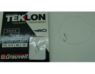 CART. ANZUELOS GRAUVELL TEKLON 6200B-60 12 14