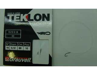 CART. ANZUELOS GRAUVELL TEKLON 6200B-60 16 12