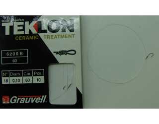 CART. ANZUELOS GRAUVELL TEKLON 6200B-60 18 10