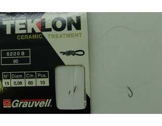 CART. ANZUELOS GRAUVELL TEKLON 6200B-60 18 8