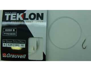 CART. ANZUELOS GRAUVELL TEKLON 6200B PYR 8 25