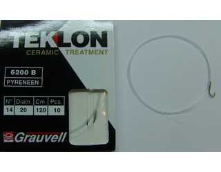 CART. ANZUELOS GRAUVELL TEKLON 6200B PYR Nº14