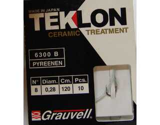 CART. ANZUELOS GRAUVELL TEKLON 6300B PYR 8 28