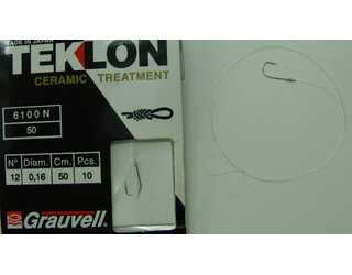 CART. ANZUELOS GRAUVELL TEKLON 6100N-50 12 16