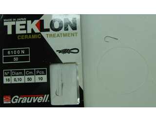 CART. ANZUELOS GRAUVELL TEKLON 6100N-50 16 10