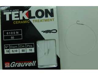 CART. ANZUELOS GRAUVELL TEKLON 6100N-50 18 10