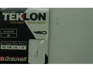 CART. ANZUELOS GRAUVELL TEKLON 6100N-50 18 8
