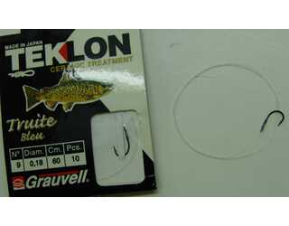 CART. ANZUELOS GRAUVELL TEKLON TRUITE BLEU Nº9